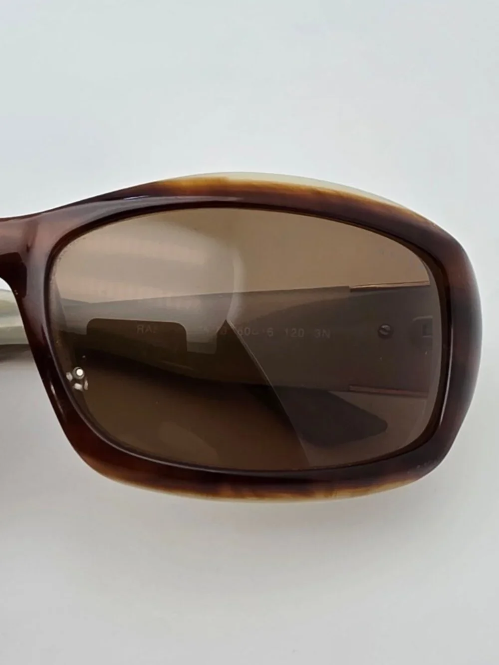 Ralph Lauren RA5004 53573 Tortoise on Green Frame Brown Lens Sunglasses 60mm
